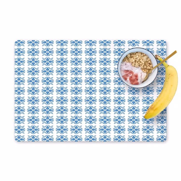 Zee - Sfeer - Blauw - Wit Placemat vinyl groot 368 -zzzproduct_Kitchenyeah-website