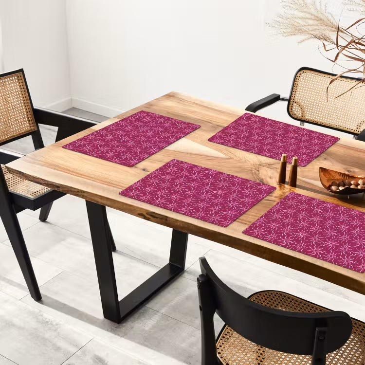 Bohemian - Zon - Magenta Placemat vinyl groot 368 -zzsfeer4_Kitchenyeah-website