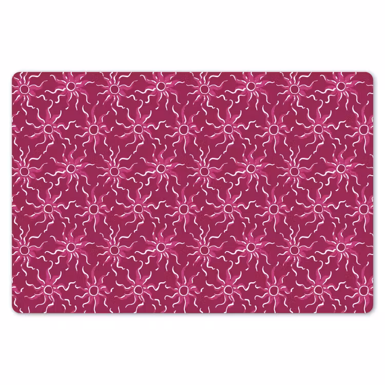 Bohemian - Zon - Magenta Placemat vinyl groot 368 -zzsfeer1_Kitchenyeah-website