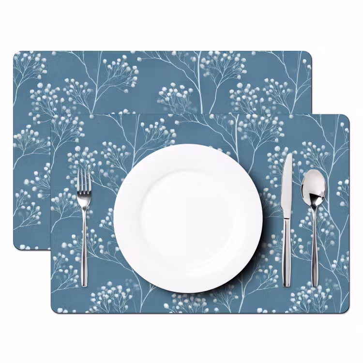 Takken - Bessen - Patroon - Lichtblauw Placemat vinyl groot 368 -zzsfeer2_Kitchenyeah-website