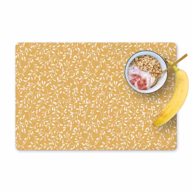 Takjes - Patroon - Oker Placemat vinyl groot 368 -zzzproduct_Kitchenyeah-website