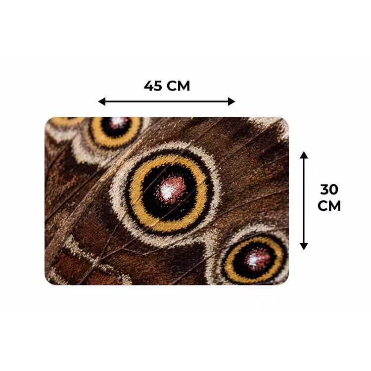 Vlinder - Vleugel - Abstract Placemat vinyl groot -specs