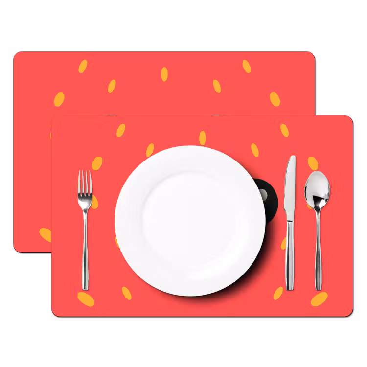 Kat - Aardbei - Cartoon Placemat vinyl groot -zzsfeer2_Kitchenyeah-website
