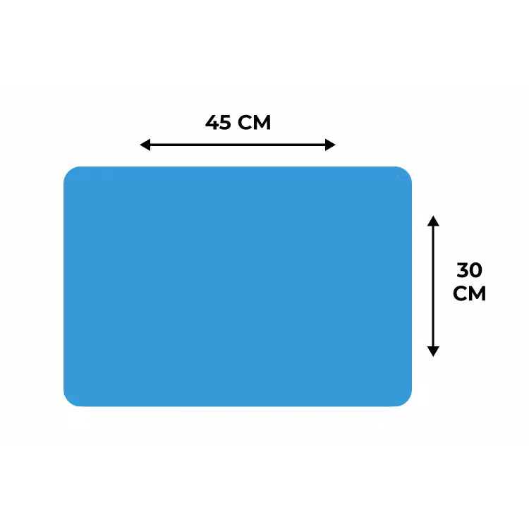 Cerulean - Breeze - Blauw Placemat vinyl groot 368 -specs