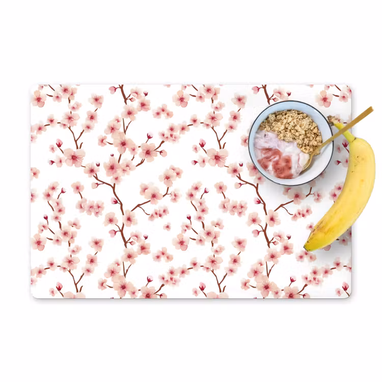 Kersenbloesem - Takken - Roze Placemat vinyl groot 368 -zzzproduct_Kitchenyeah-website
