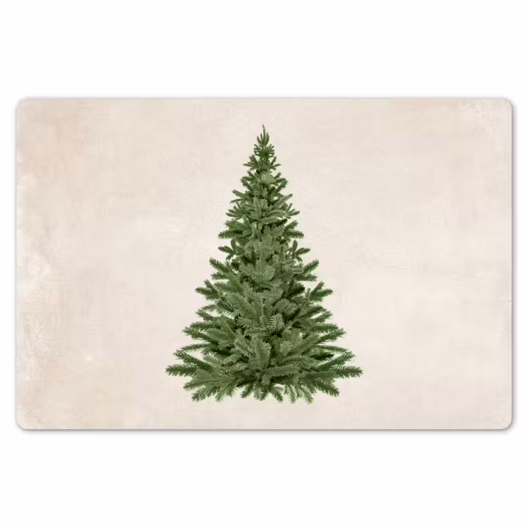 Kerstboom - Groen - Kerstmis - Feestdagen Placemat vinyl groot -zzsfeer1_Kitchenyeah-website