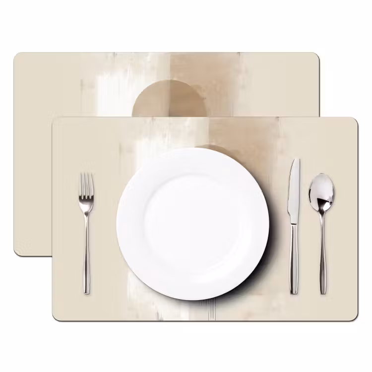Cirkel - Compositie - Diepte - Beige Placemat vinyl groot -zzsfeer2_Kitchenyeah-website