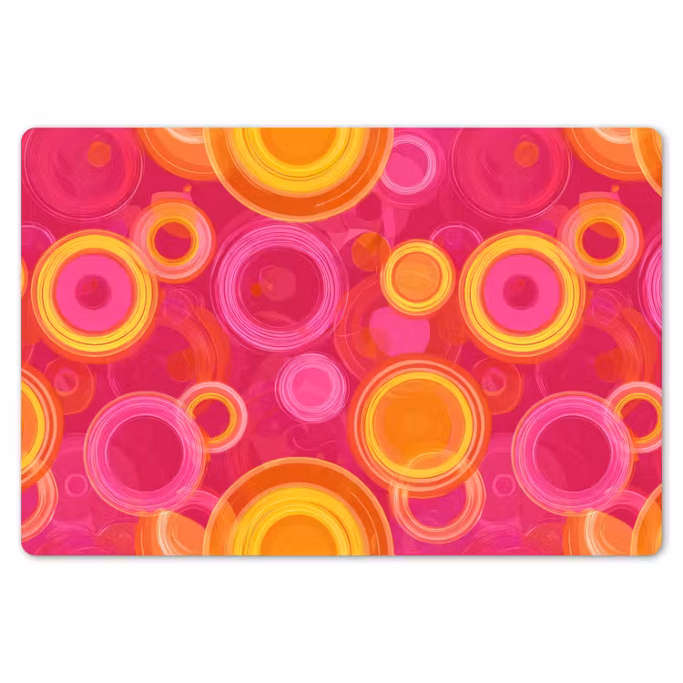 Cirkels - Design - Kleurrijk Placemat vinyl groot 368 -zzsfeer1_Kitchenyeah-website