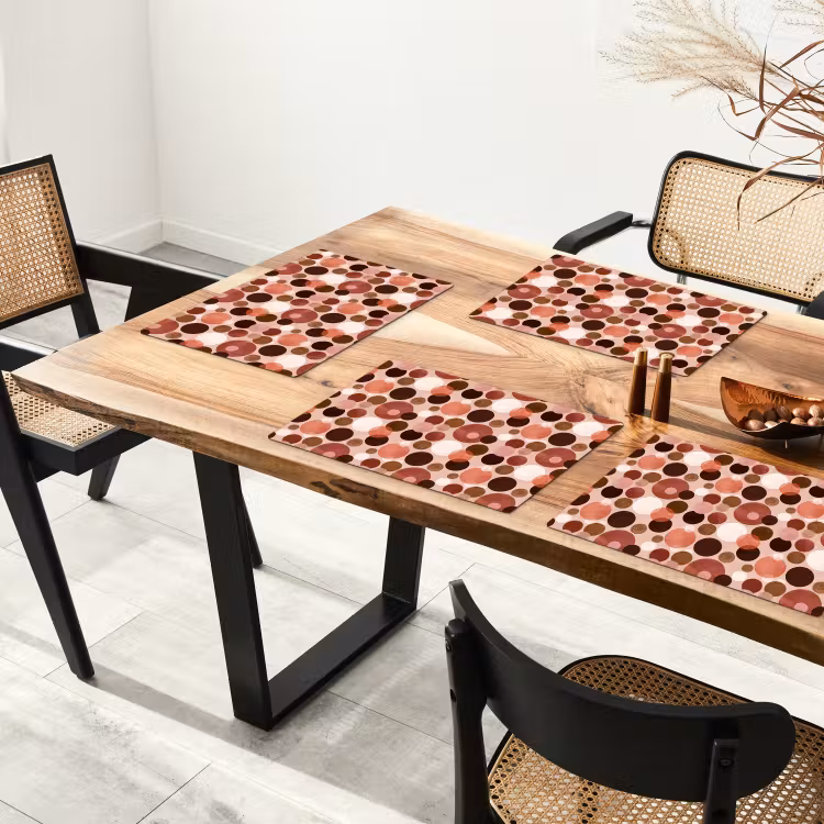 Cirkels - Modern - Kleurrijk Placemat vinyl groot 368 -zzsfeer4_Kitchenyeah-website