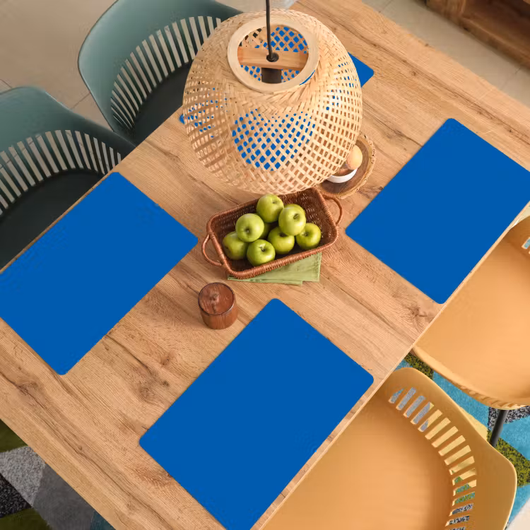 Classic - Azure - Blauw Placemat vinyl groot 368 -zzsfeer5_Kitchenyeah-website