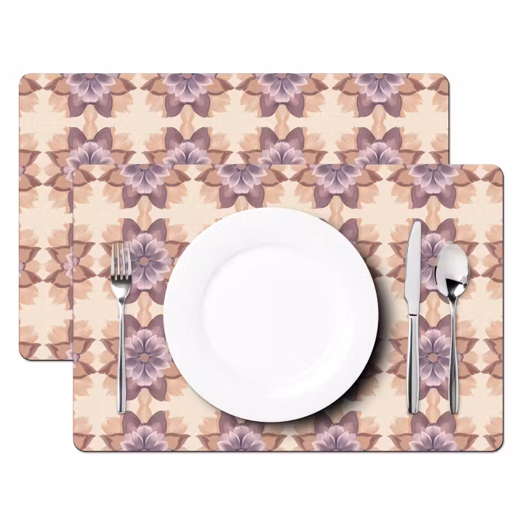 Klassiek - Patroon - Paars Placemat vinyl groot 368 -zzsfeer2_Kitchenyeah-website