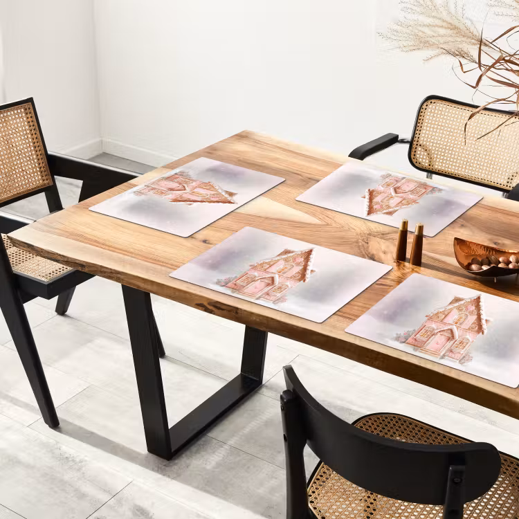 Huisje - Suiker - Pastel Placemat vinyl groot -zzsfeer4_Kitchenyeah-website