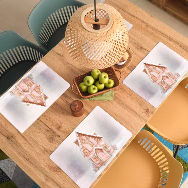 Huisje - Suiker - Pastel Placemat vinyl groot -zzsfeer5_Kitchenyeah-website