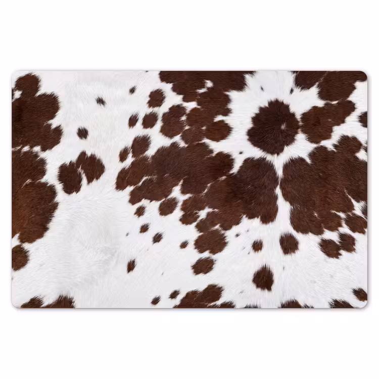 Koeienhuid - Klassiek - Bruin Placemat vinyl groot -zzsfeer1_Kitchenyeah-website