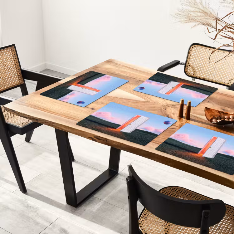 Placemat - 6 pieces - Door - Fantasy - Space - Deur - Fantasie - Ruimte Placemat vinyl groot