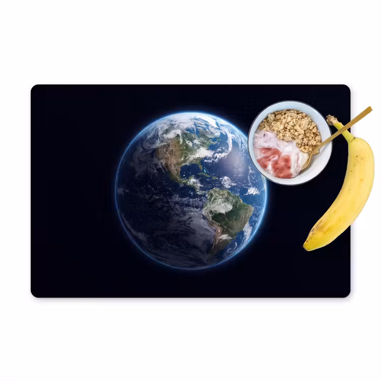 Placemat - 6 pieces - Earth - Space - Cosmos - Aarde - Ruimte - Kosmos Placemat vinyl groot