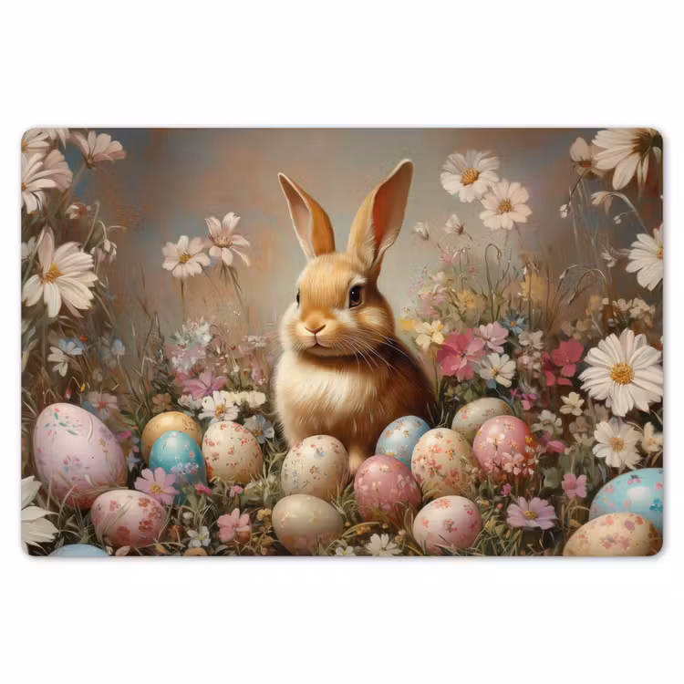 Paashaas - Lente - Paaseieren Placemat vinyl groot -zzsfeer1_Kitchenyeah-website