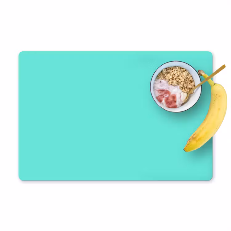 Electric - Cyan - Turkoois Placemat vinyl groot 368 -zzzproduct_Kitchenyeah-website