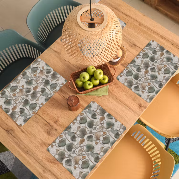 Elegant - Bladeren - Groen Placemat vinyl groot 368 -zzsfeer5_Kitchenyeah-website