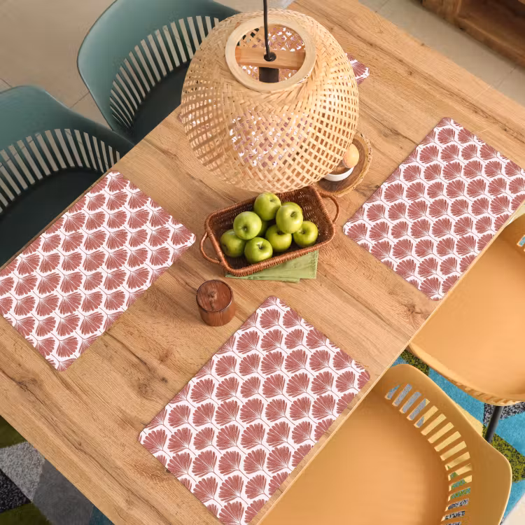 Waaier - Motief - Terra Placemat vinyl groot 368 -zzsfeer5_Kitchenyeah-website