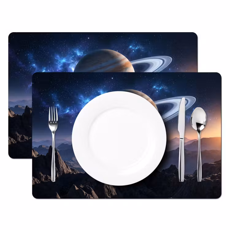 Fantasy - Kosmos - Landschap Placemat vinyl groot -zzsfeer2_Kitchenyeah-website
