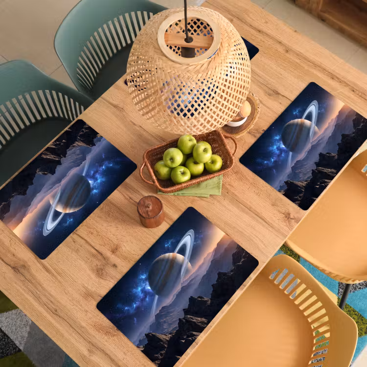 Fantasy - Kosmos - Landschap Placemat vinyl groot -zzsfeer5_Kitchenyeah-website