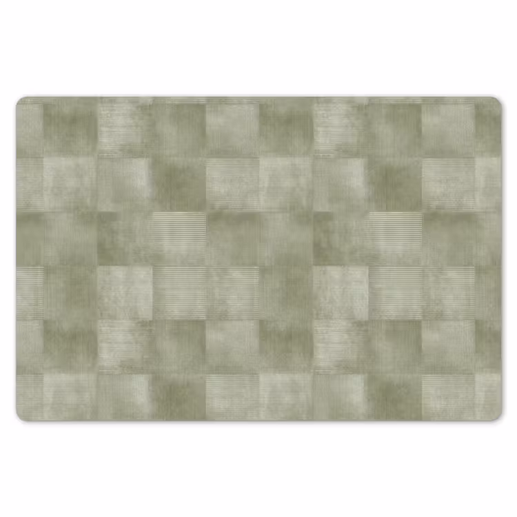 Vlakken - Rustiek - Groen Placemat vinyl groot 368 -zzsfeer1_Kitchenyeah-website