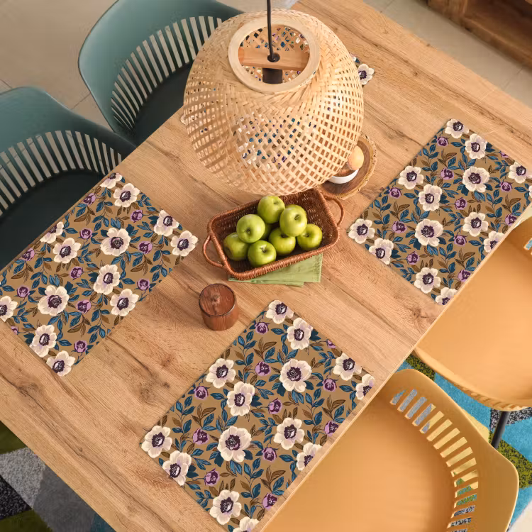Floraal - Stilleven - Kleurrijk Placemat vinyl groot 368 -zzsfeer5_Kitchenyeah-website