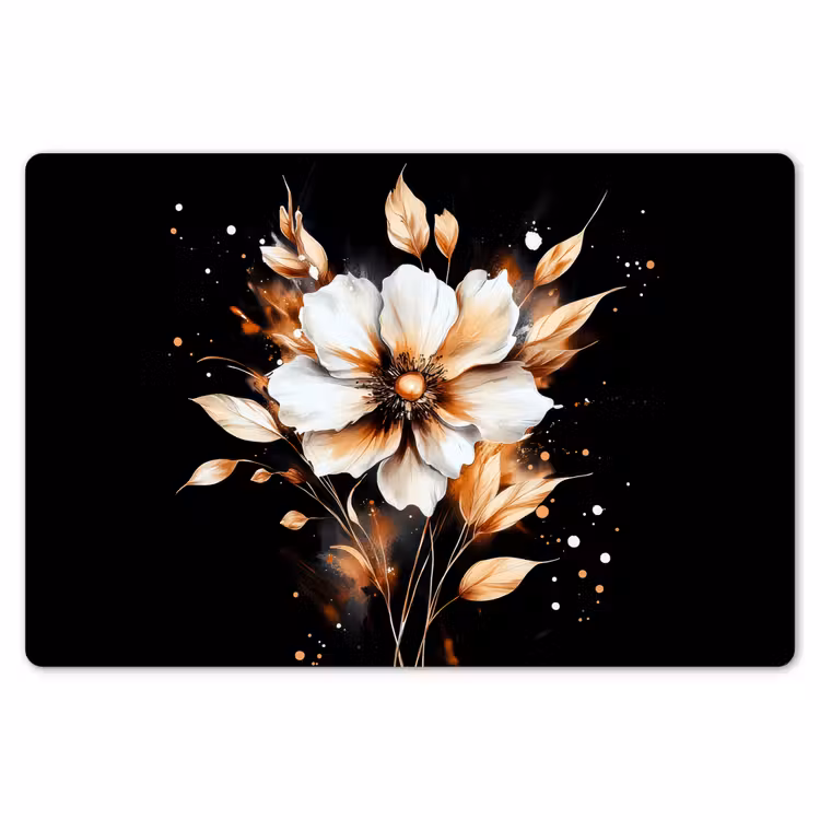Bloem - Verf - Goud - Graffiti - Modern Placemat vinyl groot -zzsfeer1_Kitchenyeah-website