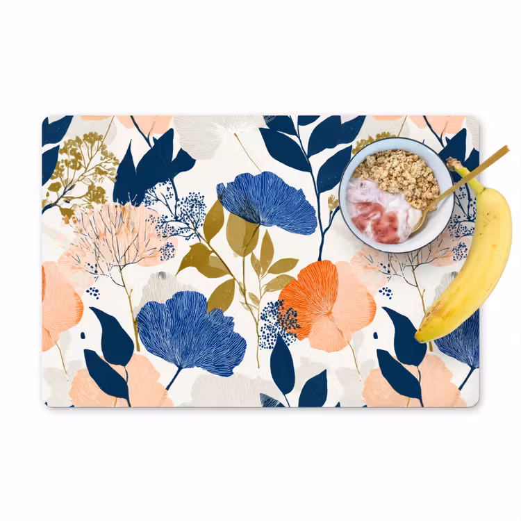 Bloemen - Botanisch - Kleurrijk Placemat vinyl groot 368 -zzzproduct_Kitchenyeah-website