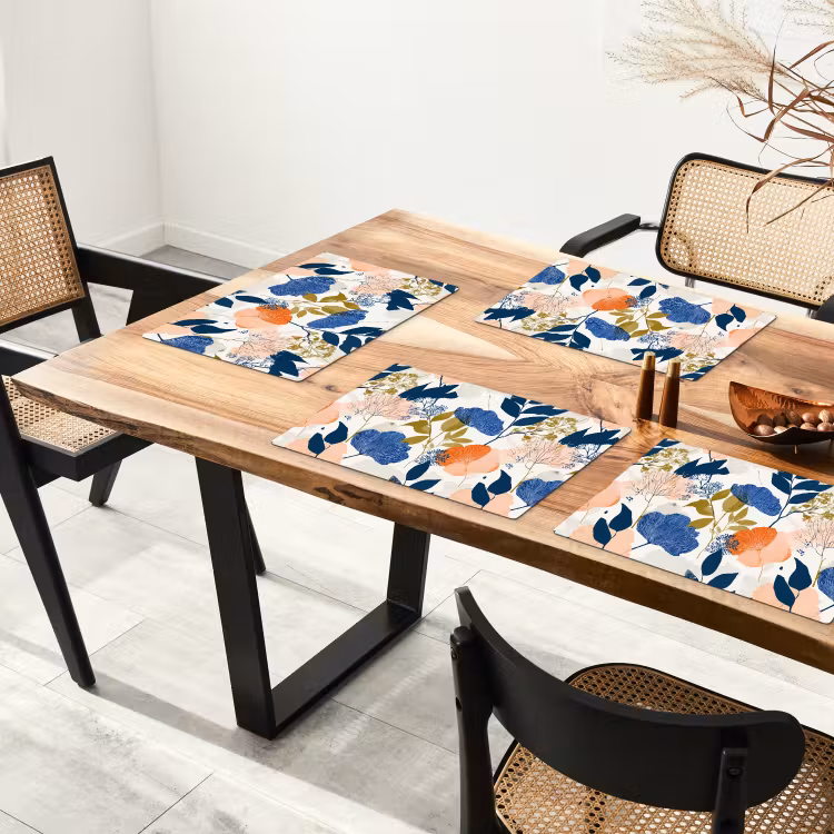 Bloemen - Botanisch - Kleurrijk Placemat vinyl groot 368 -zzsfeer4_Kitchenyeah-website