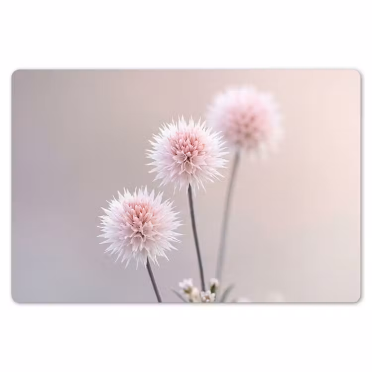 Bloemen - Bollen - Roze Placemat vinyl groot -zzsfeer1_Kitchenyeah-website