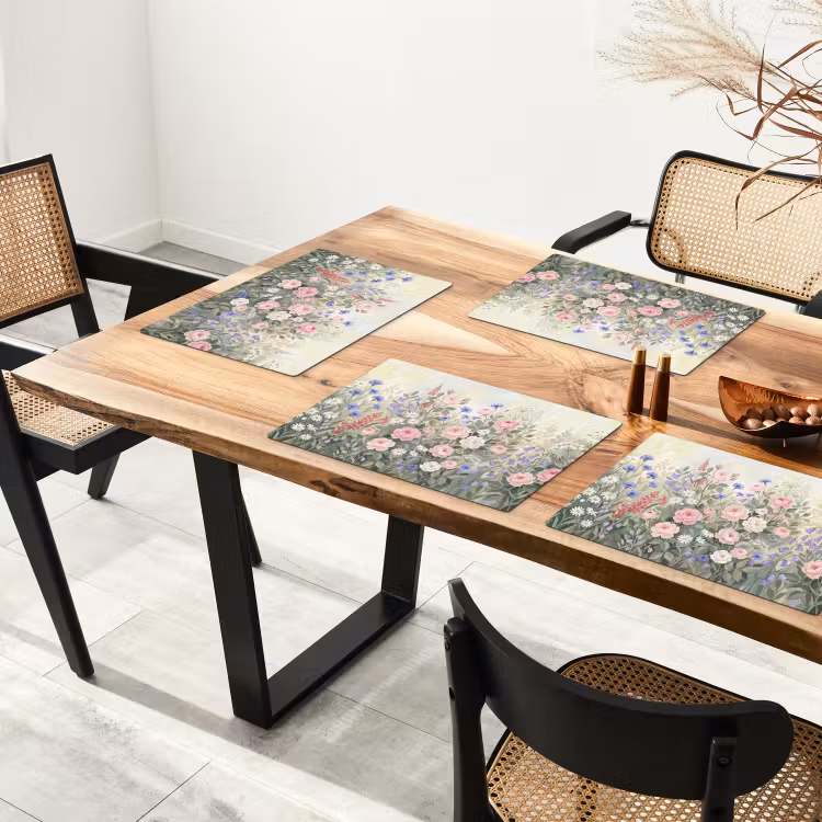 Bloemen - Tuin - Natuur - Kleurrijk Placemat vinyl groot -zzsfeer4_Kitchenyeah-website