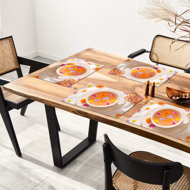 Bloemen - Kop - Natuur - Kleurrijk - Zomer Placemat vinyl groot -zzsfeer4_Kitchenyeah-website