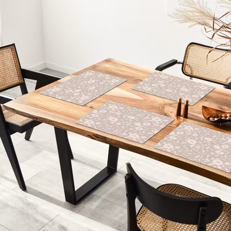 Bloemen - Blaadjes - Patroon Placemat vinyl groot 368 -zzsfeer4_Kitchenyeah-website
