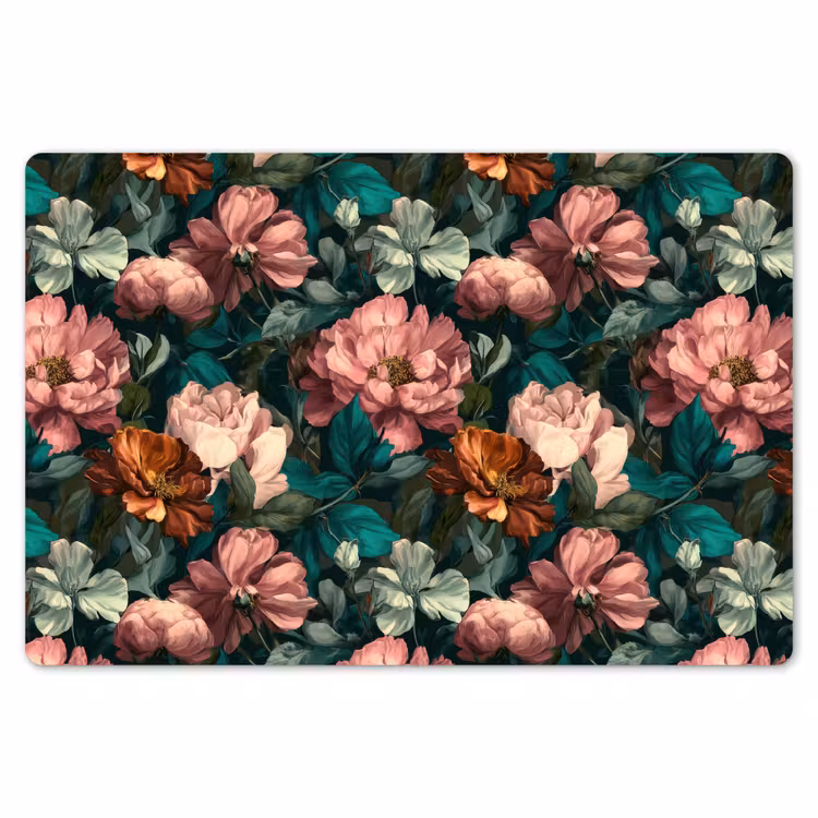 Bloemen - Schilderachtig - Patroon - Roze Placemat vinyl groot 368 -zzsfeer1_Kitchenyeah-website