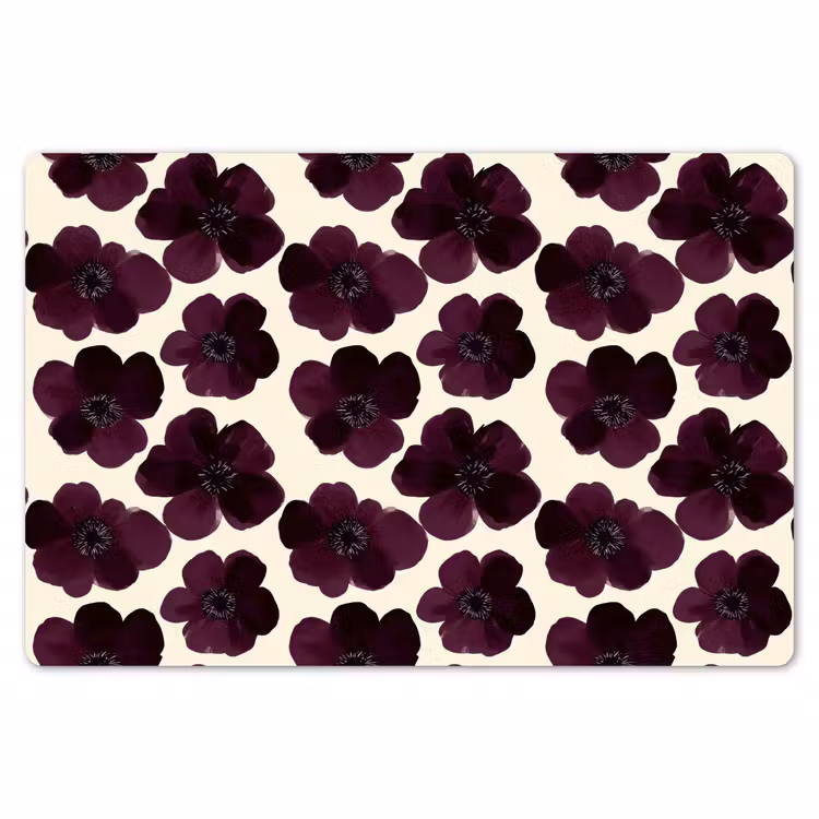 Bloemen - Aquarel - Paars Placemat vinyl groot 368 -zzsfeer1_Kitchenyeah-website