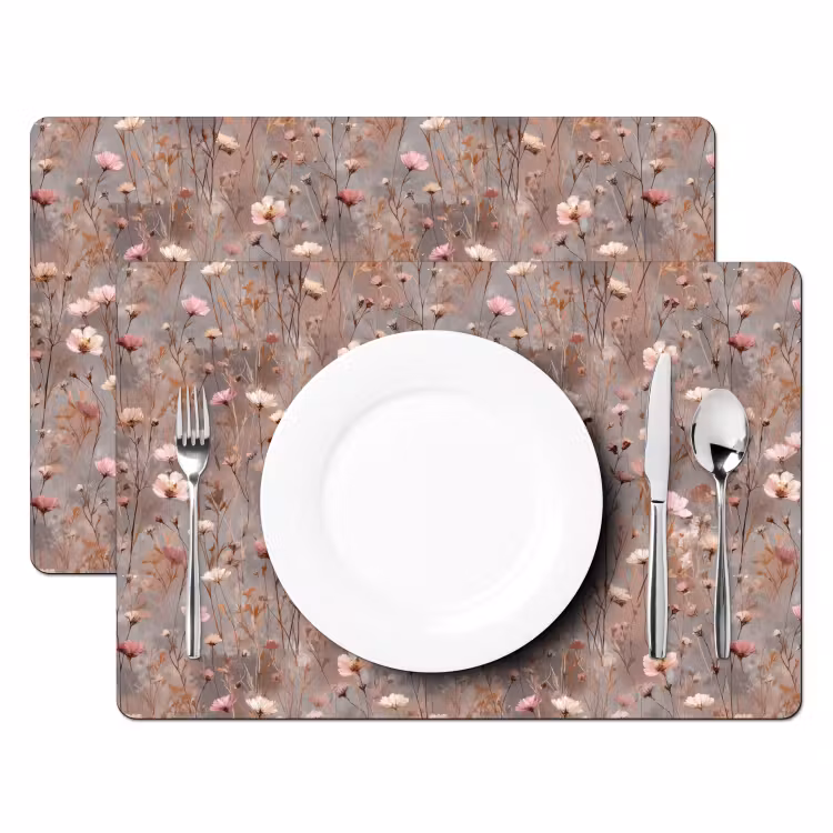 Bloemen - Wild - Pastel Placemat vinyl groot 368 -zzsfeer2_Kitchenyeah-website