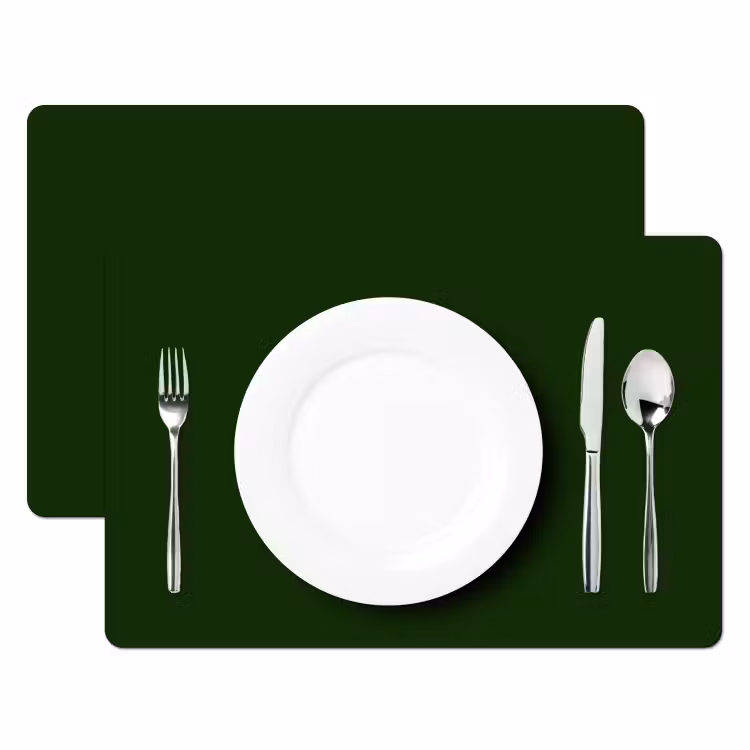 Forest - Green - Groen Placemat vinyl groot 368 -zzsfeer2_Kitchenyeah-website