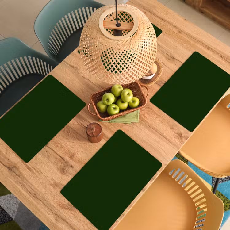 Forest - Green - Groen Placemat vinyl groot 368 -zzsfeer5_Kitchenyeah-website