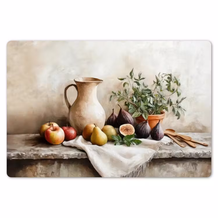 Fruit - Kruiden - Landelijk Placemat vinyl groot -zzsfeer1_Kitchenyeah-website