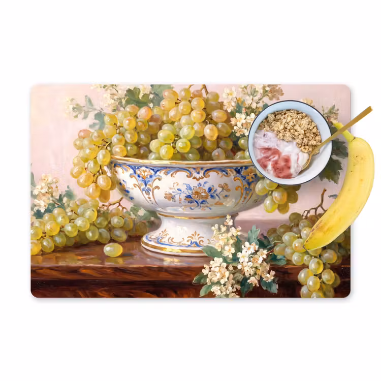 Placemat - 6 pieces - Fruit - Still Life - Classical - Fruit - Stilleven - Klassiek Placemat vinyl groot