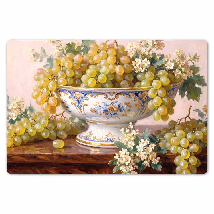 Placemat - 6 pieces - Fruit - Still Life - Classical - Fruit - Stilleven - Klassiek Placemat vinyl groot