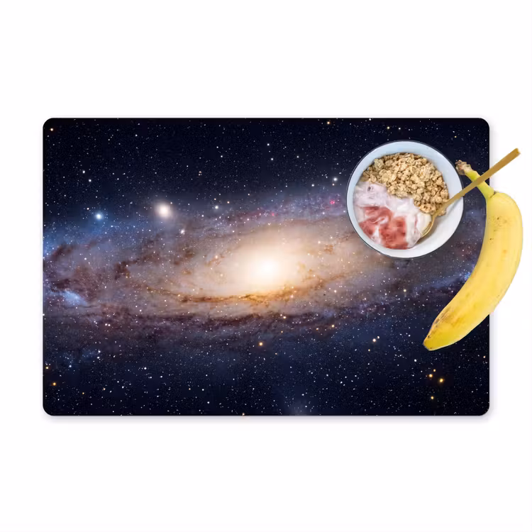 Placemat - 6 pieces - Galaxy - Space - Cosmos - Sterrenstelsel - Ruimte - Kosmos Placemat vinyl groot