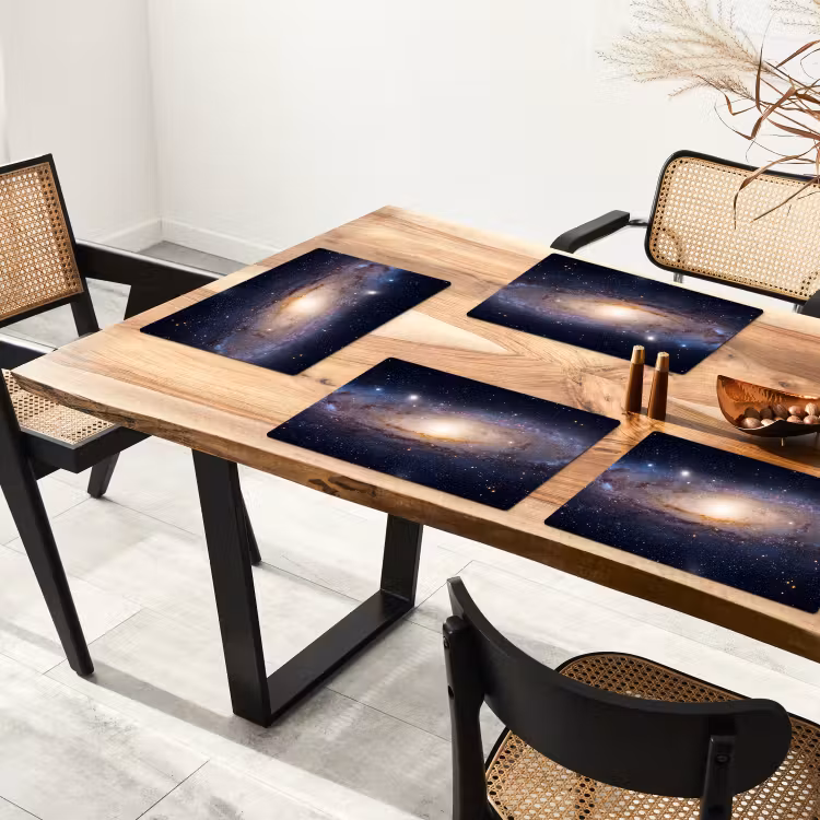 Placemat - 6 pieces - Galaxy - Space - Cosmos - Sterrenstelsel - Ruimte - Kosmos Placemat vinyl groot