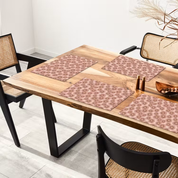 Gerbera - Bloemen - Roze Placemat vinyl groot 368 -zzsfeer4_Kitchenyeah-website