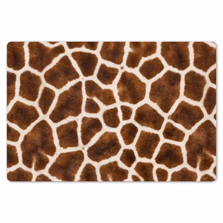 Giraf - Vacht - Klassiek - Bruin Placemat vinyl groot -zzsfeer1_Kitchenyeah-website