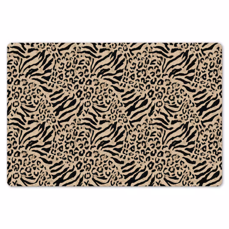 Giraf - Zebra - Motief - Bruin Placemat vinyl groot 368 -zzsfeer1_Kitchenyeah-website
