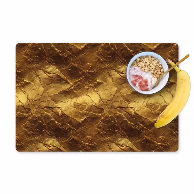 Bladgoud - Textuur  - Goud Placemat vinyl groot 368 -zzzproduct_Kitchenyeah-website