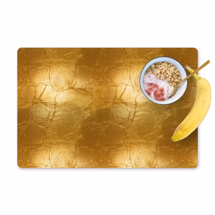 Bladgoud - Vintage - Textuur - Warm Goud Placemat vinyl groot 368 -zzzproduct_Kitchenyeah-website